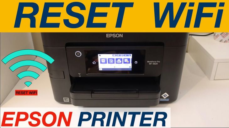 How do I reset my Epson printer to a new Wi-Fi?