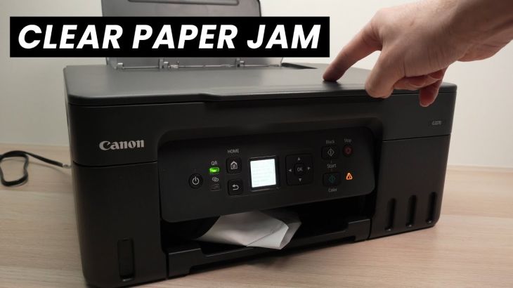 How to Clear a Canon Printer Paper Jam?