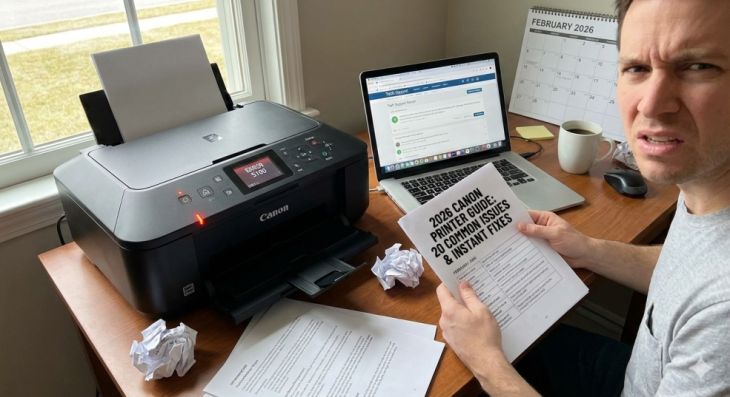 What are the common problems with Canon printers?